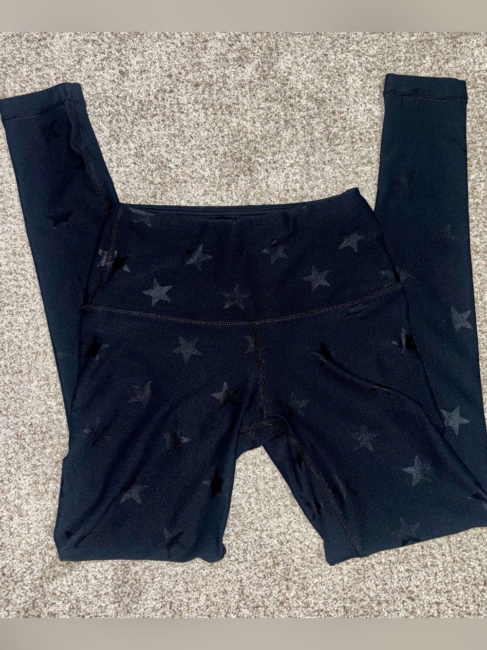 Black Star Print Leggings